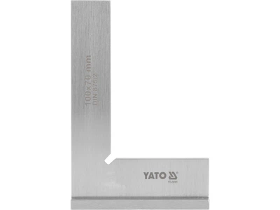 Угольник слесарный 90° с широким основанием, 100 х 70 мм YATO (YT-70761)