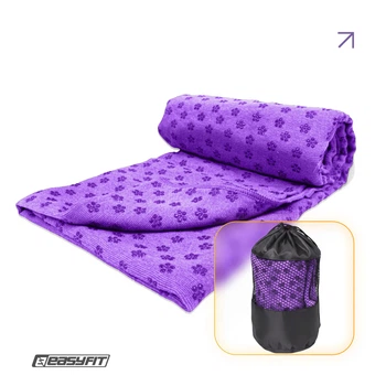 Полотенце для спорта EasyFit Yoga Mat Towel 183×63 см Фиолетовый (EF-1933-V)