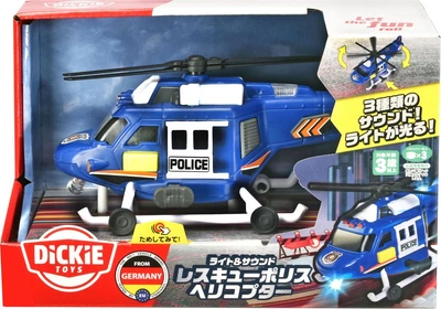 Helikopter policyjny Dickie Toys 18 cm 203302016 (4006333036651)