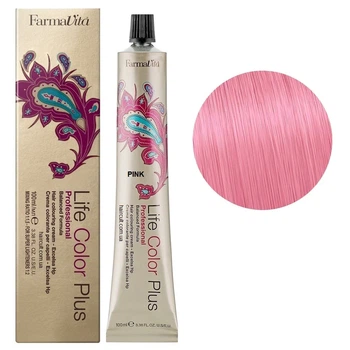 Стійка крем-фарба для волосся FarmaVita Life Color Plus Рожевий (PINK) 100 мл