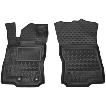 Коврики передние Subaru Forester 6 2025- резиновые, чёрные (AVTO-Gumm)