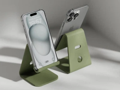 Подставка под телефон 3D печать зеленая