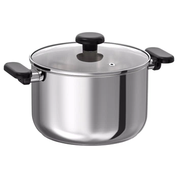 Каструля з кришкою 5л MIDDAGSMAT IKEA 804.637.13 нерж