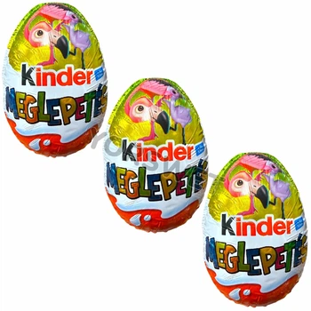 Набір шоколадних яєць Kinder Surprise Natoons 60 г (3*20 г) (0349)