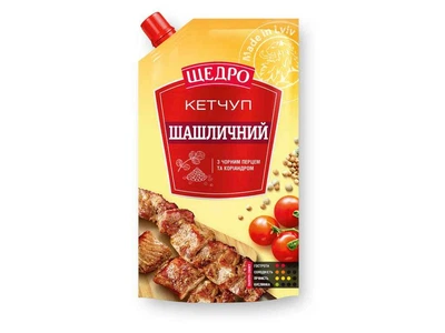 Кетчуп ЩЕДРО Шашличний 250г д/п