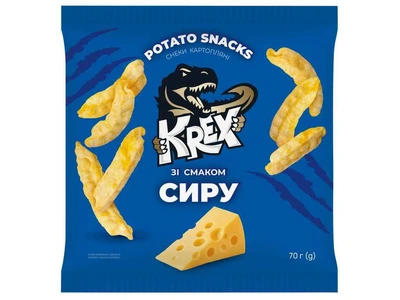 Снеки KREX картопляні Сир 70г