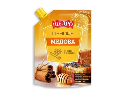 Гiрчиця ЩЕДРО 120г Медова д/п