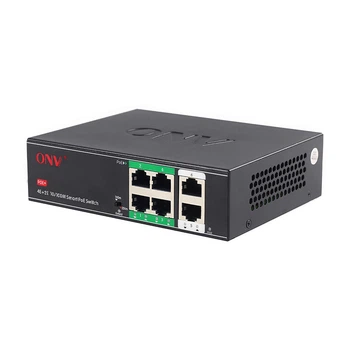 PoE коммутатор ONV-H1064PSD некерованный с 6 портами