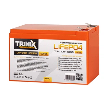Акумуляторная батарея Trinix TLFP-1210S Ultra LiFePO4 12.8V 10 Ah