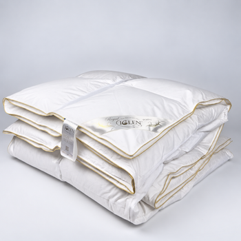Ковдра IGLEN пухова Royal Series Climate-comfort з білим пухом 160x215 см Білий