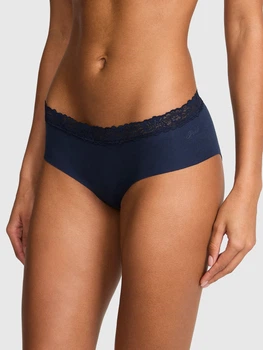 Трусики хипстеры женские хлопковые Victoria's Secret 861893336 L Синие (1161170694)