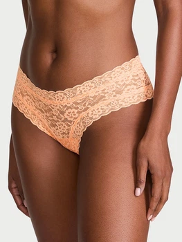 Трусики бразиліана жіночі Victoria's Secret 62143463 XS Помаранчеві (1162444394)