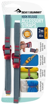 Pas ściągający Sea To Summit Accessory Straps with Hook Release 2 m x 10 mm 2 szt (ATDASH102.0) (9327868024100)