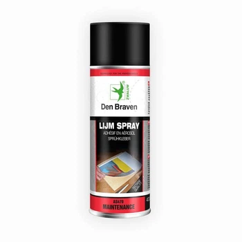 Грунтовка-праймер(Аэрозольный клей) Den Braven Adhesive Spray Spruehkleber aerosol для оконных лент, 400 мл