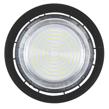 Промышленный LED светильник 300W подвесной VELMAX купольного формата 6500K черного цвета с влагозащитой IP65 V-HB