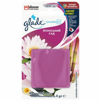 Освежитель воздуха Glade Sensations Японский сад сменный аромаблок 8 г (5000204901030) (356833)