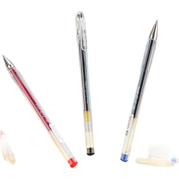 Гелева ручка PILOT Bullet Tip G1, фірмова ручка, кулькова ручка-ролер, ручка для іспитів, канцелярське приладдя, ручка для спеціальних іспитів, швидковисихаюча ручка, плавне письмо, висока естетична цінність BL-G1 0,5 мм чорного кольору, 6 шт.