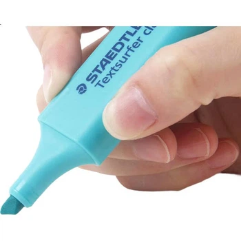 Флуоресцентные маркеры STAEDTLER, 1+5 мм, для экзаменов, выделения текста, офисной работы, детских рукописных отчетов, рисования, ведения дневника, для повседневного использования, желтые, 5 штук, 364-1