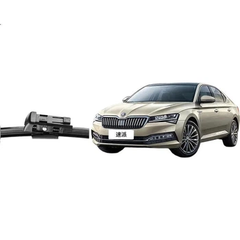 Спеціальні безрамкові щітки склоочисника YITU для Skoda Superb, для Superb [модель 2016 року - теперішній час], склоочисники оригінального розміру (1 пара), гумова накладка класу А