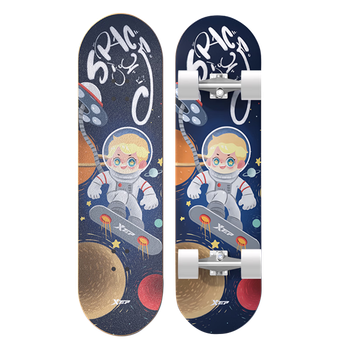 XTEP Kids Beginner Professional Skateboard Double Kick Street Skateboard для підлітків