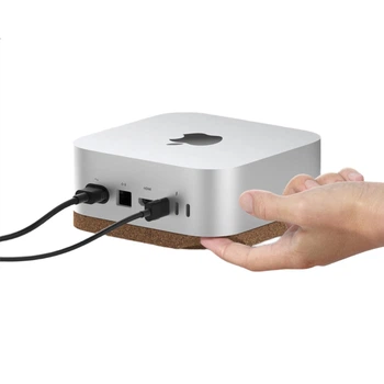 Пилонепроникна підставка Haibeisi з охолоджувальною стійкою Coffee Cork для Mac mini M4/M4 Pro Mini Stack, аксесуари