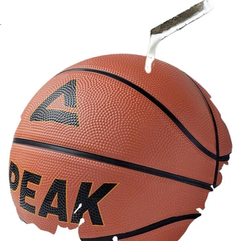 Детский баскетбольный мяч Peak Basketball №4 для игры в помещении и на открытом воздухе, износостойкий, подходит для дошкольников, младших школьников и детей младшего возраста.