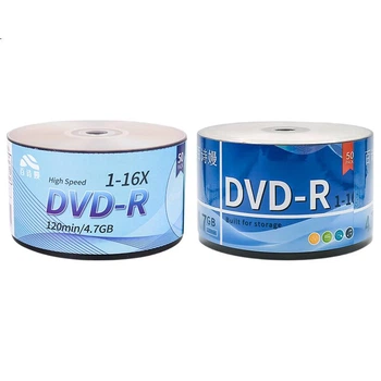 Диски DVD-R Baishiman / записываемые DVD-диски / DVD-диски для офисного хранения, подтверждение участия в аукционе, скорость 16x, 4,7 ГБ, в термоусадочной пленке, 50 штук, чистые диски для записи