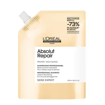 Шампунь для інтенсивного відновлення пошкодженого волосся L'Oreal Professionnel Absolut Repair Gold рефіл 500 мл