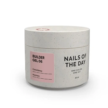 Гель строительный Nails Of The Day Builder Gel 06 коричневый 30 мл