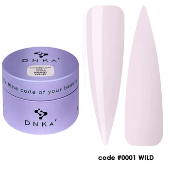Гель для моделювання DNKa Builder Gel Light 0001 Wild холодний молочно-сірий 30 мл