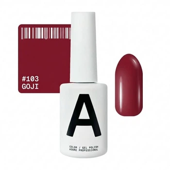 Гель-лак Adore Professional 103 Goji холодний червоний із вишневим підтоном 12 мл