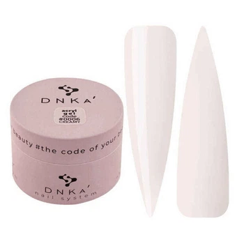 Акрил-гель DNKa Acryl Gel 0006 Creamy светлый бежевый в баночке 30 мл