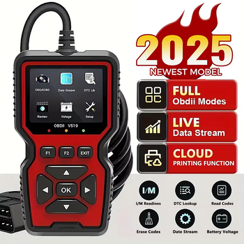 Автосканер OBD2 V519 проводной цветной дисплей — Автомобильный диагностический сканер считыватель ошибок Check Engine