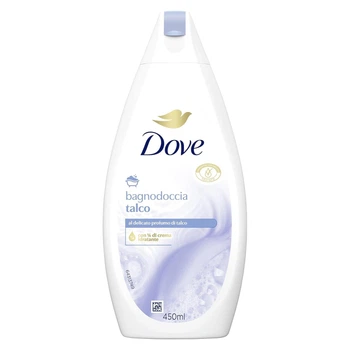 Гель-крем для ванни та душу зволожуючий Dove Bagnodoccia Talco 450 мл (8720181493256)