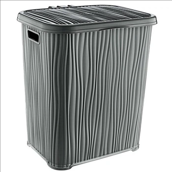 Корзина для белья OZER-L-037 48 л Серый