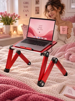 Красный столик для ноутбука 15.6" LOW T4 Cherry