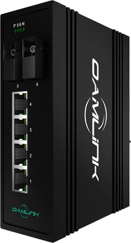 Коммутатор OAM-6000-45-2GX4GT-SFP промышленный гигабитный на 4 порта с 2 SFP на DIN-рейку