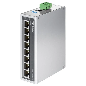 Коммутатор TP-LINK TL-SF1008 промышленный на 8 портов для сетей видеонаблюдения