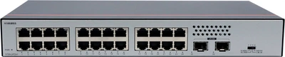Гігабітний комутатор HUAWEI S1730S-L24T2S з 24 гігабітними портами Ethernet + 2 оптичними портами Uplink, мережевий сплітер Ethernet корпоративного класу для домашнього та офісного використання