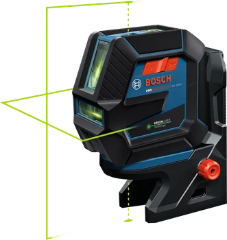 Комбінований лазерний нівелір Bosch Professional GCL 2-50 G 15 м Зелений з кріпленням RM 10 (0601066G00)