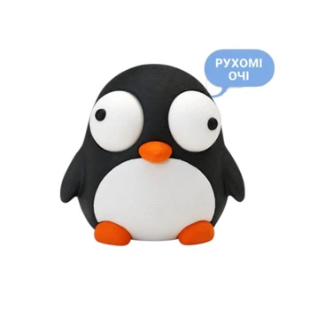 Интерактивная 3D-фигурка Пингвин с подвижными глазами