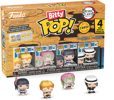 Набір міні-фігурок Funko Bitty Pop! Animation: Demon Slayer (4-Pack Series 1)