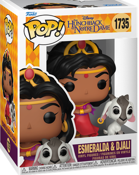 Фигурка Funko POP! Disney: The Hunchback of Notre Dame — ESMERALDA & DJALI (Эсмеральда и Джали) #1735