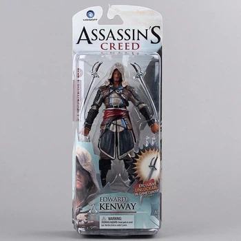 Колекційна фігурка Assassin's Creed Едвард Кенуей рухома модель 15 см з аксесуарами для фанатів гри та геймерів