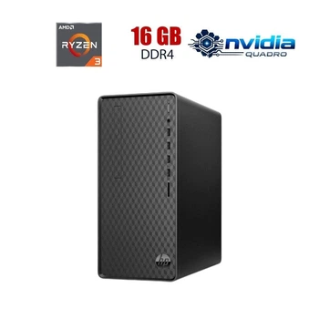 Робоча станція HP Pavilion M01-F0014 Tower / AMD Ryzen 3 3200G (4 (4) ядер по 3.6 - 4.0 GHz) / 16 GB DDR4 / 256 GB SSD / nVidia Quadro M2000, 4 GB GDDR5, 128-bit / Win10 Lic б/в