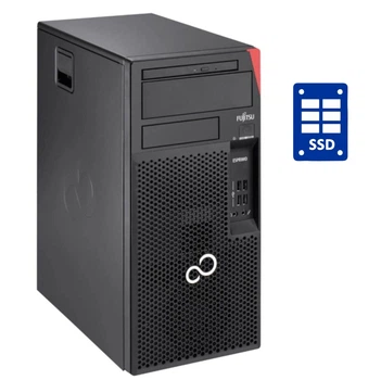 ПК Fujitsu Esprimo P557 E85+ Tower / Intel Core i3-6100 (2 (4) ядра по 3.7 GHz) / 8 GB DDR4 / 256 GB SSD M.2 / Intel HD Graphics 530 / DVD-RW б/у