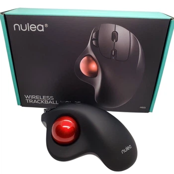 Беспроводная мышь nulea M501 для трекбола Черная