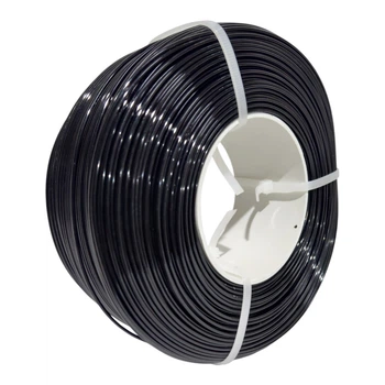 Филамент пластик для 3D принтера PETG 1,75мм 1кг Черный без котушки