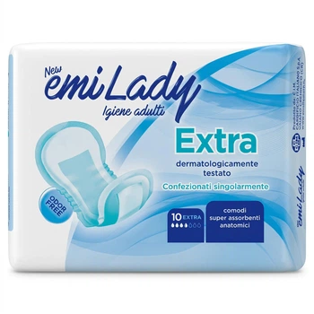 Женские урологические прокладки Emi Lady Extra (4 капли) 10 шт.