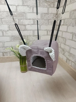 Підвісний будиночок для гризунів Animals_joy М 18*18 см (097)